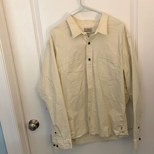 Cream Button-Up Shirt